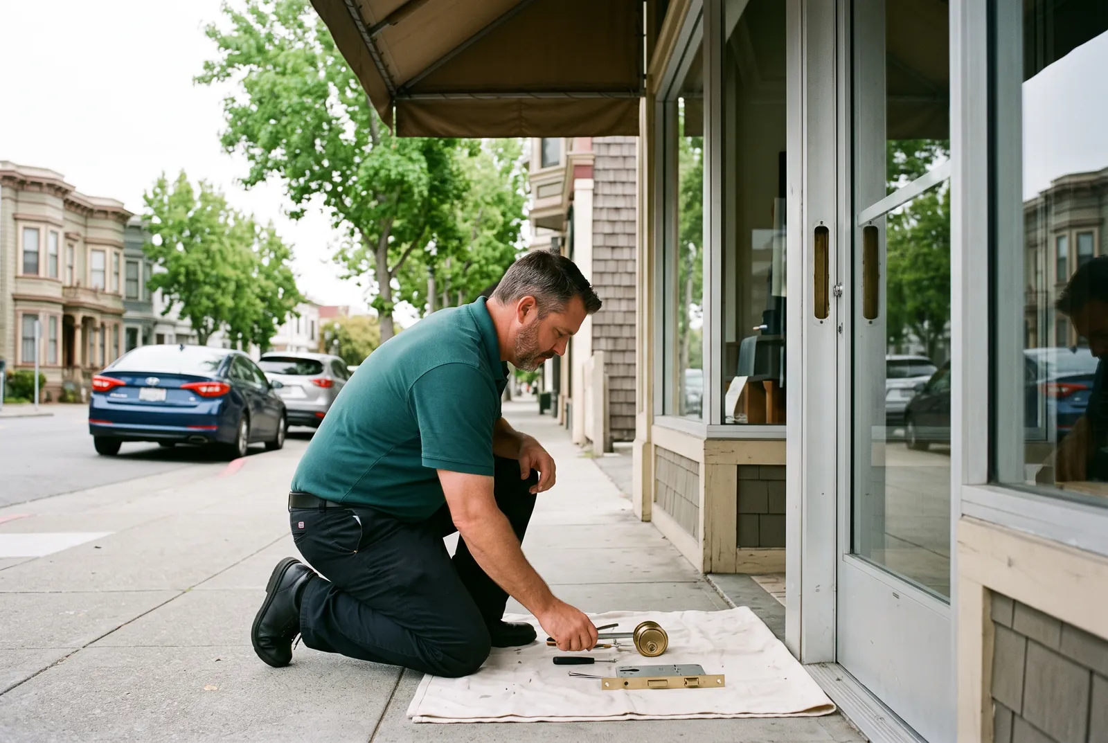 Storefront Door Locks in Alameda by Fernside